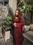 MODERN GLASS ROMAN SEQUENCE EMBROIDERY WITH CUT WORK TOP PALAZZO WITH DUPATTA FESTIVE WEAR WHOLESALE PRICE ETHNIC GARMENT (2)