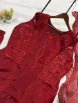 MODERN GLASS ROMAN SEQUENCE EMBROIDERY WITH CUT WORK TOP PALAZZO WITH DUPATTA FESTIVE WEAR WHOLESALE PRICE ETHNIC GARMENT (2)