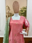 MODERN GMY SATIN EMBROIDERY WORK TOP PALAZZO WITH DUPATTA FESTIVE WEAR WHOLESALE PRICE ETHNIC GARMENT (3)