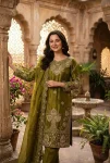 MODERN GMY SILK EMBROIDERY SEQUENCE WORK TOP BOTTOM WITH DUPATTA FESTIVE WEAR WHOLESALE PRICE ETHNIC GARMENT (31)