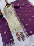 MODERN GMY SILK EMBROIDERY SEQUENCE WORK TOP PALAZZO WITH DUPATTA FESTIVE WEAR WHOLESALE PRICE ETHNIC GARMENT (7)