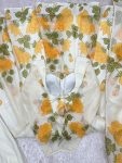 MODERN ORGANZA SILK FLORAL PRINT WORK GOWN BOTTOM WITH DUPATTA FESTIVE WEAR WHOLESALE PRICE ETHNIC GARMENT (4)