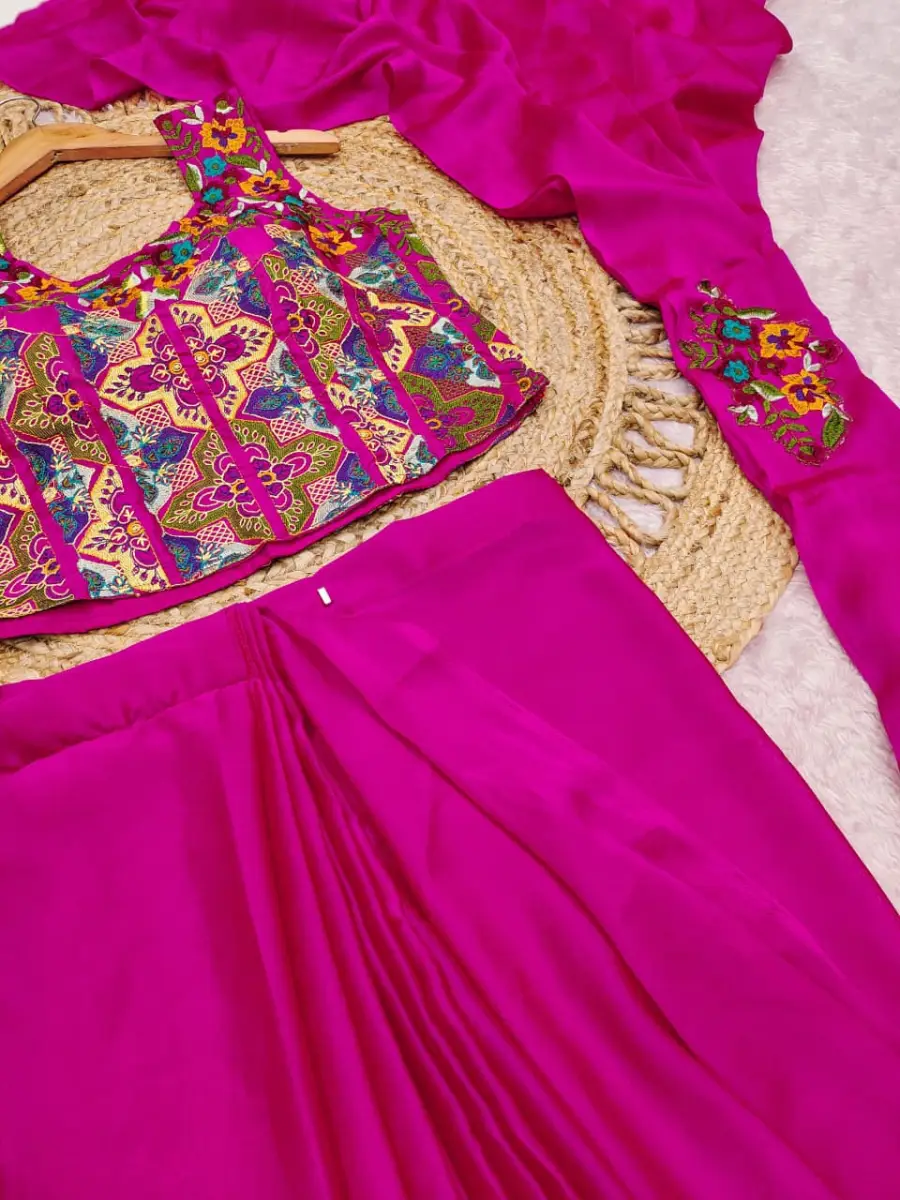 MODERN RANGOLI SILK READY TO WEAR SAREE WITH STITCHED BLOUSE PARTY WEAR WHOLESALE PRICE ETHNIC GARMENT (1)