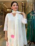 MODERN RAYON COTTON EMBROIDERY WORK TOP BOTTOM WITH DUPATTA DAILY WEAR WHOLESALE PRICE ETHNIC GARMENT (7)
