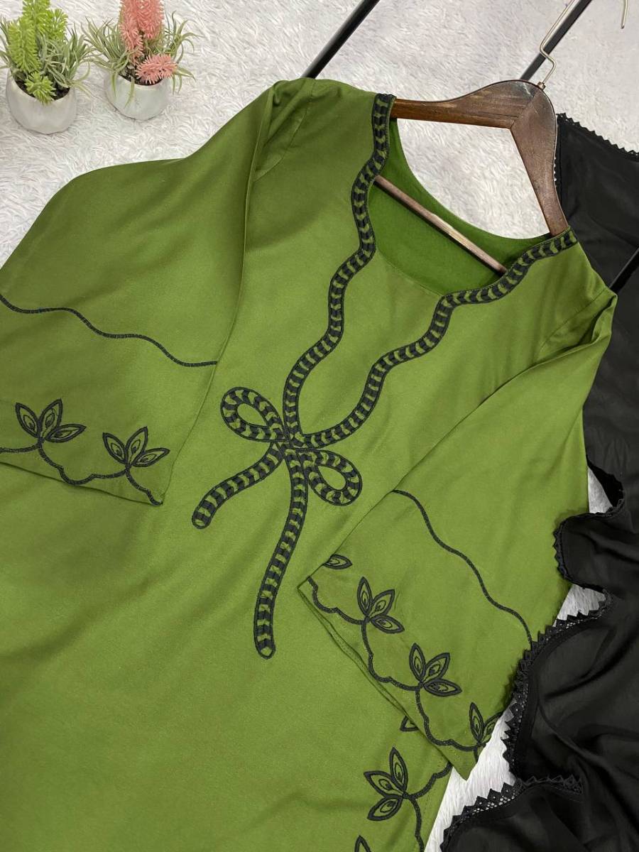 MODERN RAYON EMBROIDERY WORK TOP PALAZZO WITH DUPATTA FESTIVE WEAR WHOLESALE PRICE ETHNIC GARMENT (7)