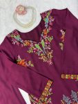 MODERN RAYON HEAVY THREAD WORK TOP PATIYALA WITH DUPATTA WEDDING WEAR WHOLESALE PRICE ETHNIC GARMENT (8)