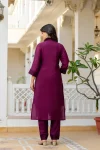 MODERN ROMAN SILK CHIKAN KARI WORK TOP BOTTOM WITH DUPATTA FESTIVE WEAR WHOLESALE PRICE ETHNIC GARMENT (25)