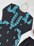 MODERN ROMAN SILK THREAD WORK TOP PENT SET DAILY WEAR WHOLESALE PRICE ETHNIC GARMENT (2)