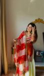 MODERN SATIN SILK SEQUENCE CODING EMBROIDERY WORK TOP PALAZZO WITH DUPATTA WEDDING WEAR WHOLESALE PRICE ETHNIC GARMENT (2)