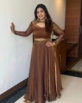 MODERN SPACE SILK RIVET MOTI AND SEQUENCE EMBROIDERY WORK LEHENGA CHOLI WITH DUPATTA WEDDING WEAR WHOLESALE PRICE ETHNIC GARMENT (4)