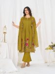 MOST PICKED COTTON MULTI-THREAD EMBROIDERY WITH LUP WORK TOP BOTTOM WITH DUPATTA FESTIVE WEAR WHOLESALE PRICE ETHNIC GARMENT (23)