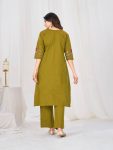 MOST PICKED COTTON MULTI-THREAD EMBROIDERY WITH LUP WORK TOP BOTTOM WITH DUPATTA FESTIVE WEAR WHOLESALE PRICE ETHNIC GARMENT (23)