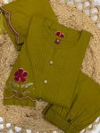 MOST PICKED COTTON MULTI-THREAD EMBROIDERY WITH LUP WORK TOP BOTTOM WITH DUPATTA FESTIVE WEAR WHOLESALE PRICE ETHNIC GARMENT (23)