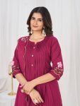 MOST PICKED COTTON MULTI-THREAD EMBROIDERY WITH LUP WORK TOP BOTTOM WITH DUPATTA FESTIVE WEAR WHOLESALE PRICE ETHNIC GARMENT (29)