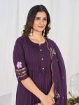 MOST PICKED COTTON MULTI-THREAD EMBROIDERY WITH LUP WORK TOP BOTTOM WITH DUPATTA FESTIVE WEAR WHOLESALE PRICE ETHNIC GARMENT (38)