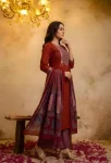 NEW ARRIVAL COTTON EMBROIDERED + HAND WORK TOP BOTTOM WITH DUPATTA FESTIVE WEAR WHOLESALE PRICE ETHNIC GARMENT (9)