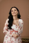 NEW ARRIVAL GEORGETTE PRINTED WORK GOWN WITH DUPATTA DAILY WEAR WHOLESALE PRICE ETHNIC GARMENT (4)