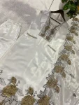 NEW ARRIVAL GMY SILK EMBROIDERY WITH CUT WORK TOP BOTTOM WITH DUPATTA FESTIVE WEAR WHOLESALE PRICE ETHNIC GARMENT (1)