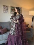 NEW ARRIVAL MUSLIN COTTON SEQUENCE & ZARI & THREAD EMBROIDERY WITH DIGITAL PRINT WORK TOP PALAZZO WITH DUPATTA FESTIVE WEAR WHOLESALE PRICE ETHNIC GARMENT (7)