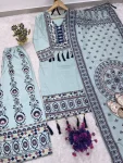 NEW ARRIVAL MUSLIN DIGITAL PRINT WITH LATKAN AND REAL MIRROR WORK TOP PALAZZO WITH DUPATTA DAILY WEAR WHOLESALE PRICE ETHNIC GARMENT (9)