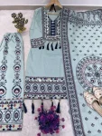 NEW ARRIVAL MUSLIN DIGITAL PRINT WITH LATKAN AND REAL MIRROR WORK TOP PALAZZO WITH DUPATTA DAILY WEAR WHOLESALE PRICE ETHNIC GARMENT (9)