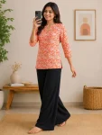 NEW ARRIVAL RAYON DIGITAL PRINT WORK TOP PALAZZO SET CASUAL WEAR WHOLESALE PRICE ETHNIC GARMENT (2)