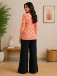 NEW ARRIVAL RAYON DIGITAL PRINT WORK TOP PALAZZO SET CASUAL WEAR WHOLESALE PRICE ETHNIC GARMENT (2)