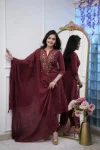 NEW ARRIVAL RAYON EMBROIDERY WORK TOP BOTTOM WITH DUPATTA FESTIVE WEAR WHOLESALE PRICE ETHNIC GARMENT (8)