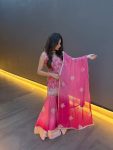 PRINTED WITH EMBROIDERY AND FANCY LACE WORK TOP PALAZZO WITH DUPATTA FESTIVE WEAR WHOLESALE PRICE ETHNIC GARMENT (5)