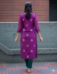 RICH LOOK ART SILK WEAVING WORK TOP BOTTOM WITH DUPATTA FESTIVE WEAR WHOLESALE PRICE ETHNIC GARMENT (4)