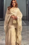 RICH LOOK CHINON SILK EMBROIDERY CODING DORI-3 MM SEQUENCE WORK TOP SHARARA WITH DUPATTA FESTIVE WEAR WHOLESALE PRICE ETHNIC GARMENT (4)