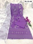 RICH LOOK COTTON PRINT WITH MIRROR WORK TOP BOTTOM WITH DUPATTA FESTIVE WEAR WHOLESALE PRICE ETHNIC GARMENT (3)