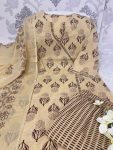 RICH LOOK COTTON PRINT WORK TOP BOTTOM WITH DUPATTA CASUAL WEAR WHOLESALE PRICE ETHNIC GARMENT (14)