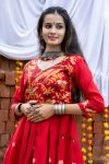RICH LOOK COTTON WEAVING WORK GOWN FESTIVE WEAR WHOLESALE PRICE ETHNIC GARMENT (8)