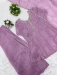 RICH LOOK CRUNCHY SILK EMBROIDERY SEQUENCE WORK TOP PALAZZO WITH DUPATTA FESTIVE WEAR WHOLESALE PRICE ETHNIC GARMENT (9)