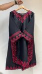 RICH LOOK FRENCH CREPE SEQUENCE EMBROIDERY AND TUSSLES WORK TOP PALAZZO SET CASUAL WEAR WHOLESALE PRICE ETHNIC GARMENT (2)