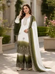 RICH LOOK GEORGETTE EMBROIDERY WORK TOP PALAZZO WITH DUPATTA FESTIVE WEAR WHOLESALE PRICE ETHNIC GARMENT (3)