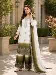 RICH LOOK GEORGETTE EMBROIDERY WORK TOP PALAZZO WITH DUPATTA FESTIVE WEAR WHOLESALE PRICE ETHNIC GARMENT (3)