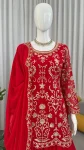 RICH LOOK GEORGETTE THREAD WORK TOP PALAZZO WITH DUPATTA WEDDING WEAR WHOLESALE PRICE ETHNIC GARMENT (3)