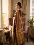 RICH LOOK LICHI SILK WEAVING WORK SAREE WITH UNSTITCHED BLOUSE FESTIVE WEAR WHOLESALE PRICE ETHNIC GARMENT (2)