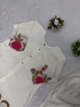 RICH LOOK MUL CHANDERI EMBROIDERY WORK CO-ORD SET OFFICE WEAR WHOLESALE PRICE ETHNIC GARMENT (1)