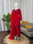 RICH LOOK MUL CHANDERI THREAD WITH SEQUENCE WORK TOP PATIYALA WITH DUPATTA FESTIVE WEAR WHOLESALE PRICE ETHNIC GARMENT (3)