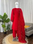 RICH LOOK MUL CHANDERI THREAD WITH SEQUENCE WORK TOP PATIYALA WITH DUPATTA FESTIVE WEAR WHOLESALE PRICE ETHNIC GARMENT (3)