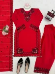 RICH LOOK MUL CHANDERI THREAD WITH SEQUENCE WORK TOP PATIYALA WITH DUPATTA FESTIVE WEAR WHOLESALE PRICE ETHNIC GARMENT (3)