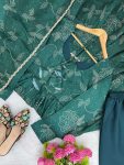 RICH LOOK MUSLIN PRINTED WORK GOWN BOTTOM WITH DUPATTA FESTIVE WEAR WHOLESALE PRICE ETHNIC GARMENT (5)