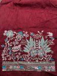 RICH LOOK ORGANZA SILK EMBROIDERY DESIGN WORK WITH EMBROIDERY LACE BORDER WORK SAREE WITH UNSTITCHED BLOUSE PARTY WEAR WHOLESALE PRICE ETHNIC GARMENT (2)