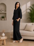 RICH LOOK POLYESTER CRUSH PLAIN CO-ORD SET DAILY WEAR WHOLESALE PRICE ETHNIC GARMENT (2)
