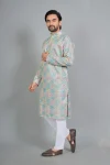RICH LOOK RAYON DIGITAL PRINT WORK MEN’S KURTA PAYJAMA FESTIVE WEAR WHOLESALE PRICE ETHNIC GARMENT (4)