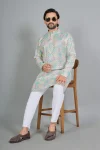 RICH LOOK RAYON DIGITAL PRINT WORK MEN’S KURTA PAYJAMA FESTIVE WEAR WHOLESALE PRICE ETHNIC GARMENT (4)