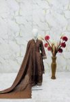 RICH LOOK ROMAN SILK EMBROIDERY WORK GOWN BOTTOM WITH DUPATTA FESTIVE WEAR WHOLESALE PRICE ETHNIC GARMENT (3)